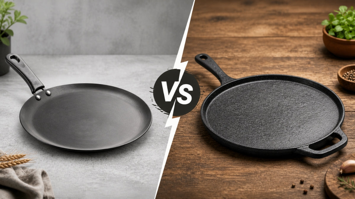 Iron vs Cast Iron Cookware – The Difference No One Explains Properly