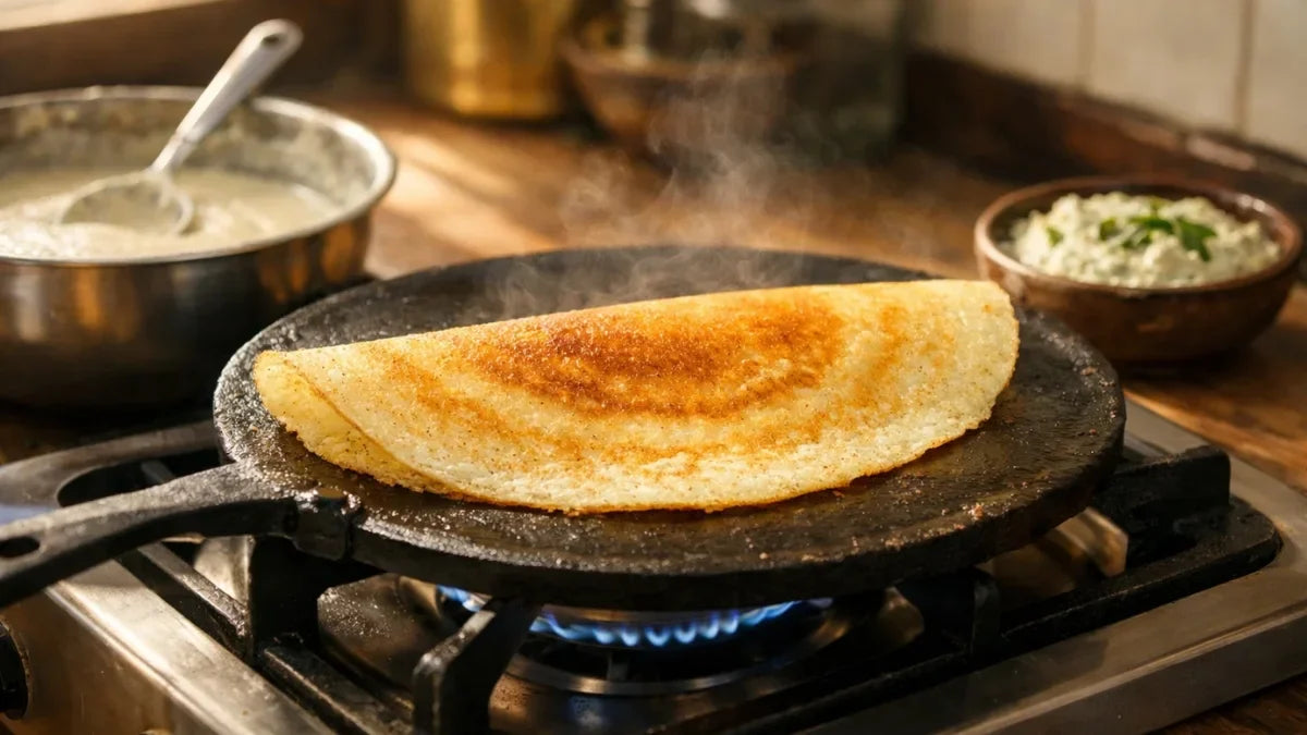Cast Iron Dosa Pan vs Iron Dosa Tawa: Which One Really Makes Better Crispy Dosa’s?