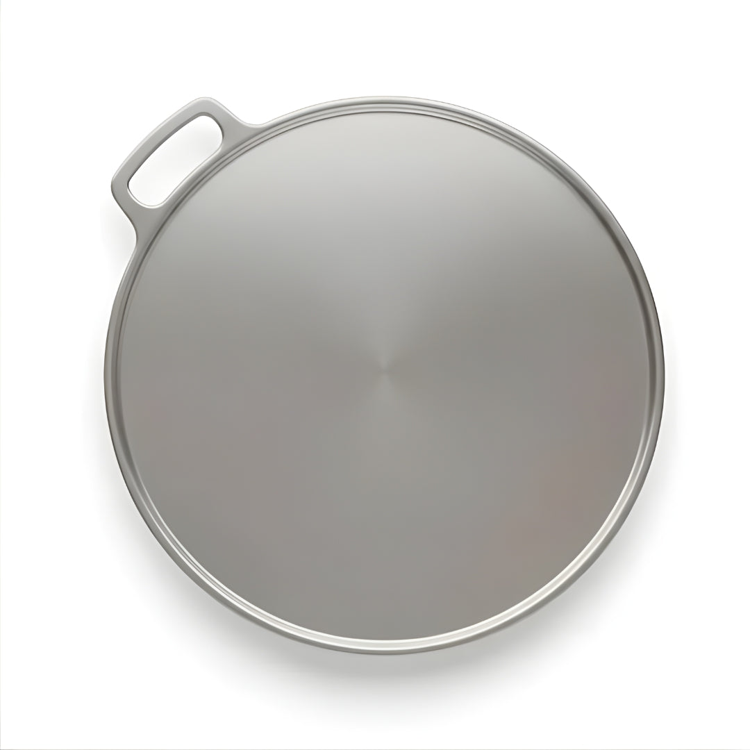 Pre-Seasoned Indolium Dosa Tawa – 14 Inch, 10mm flat with 5mm Raised Border