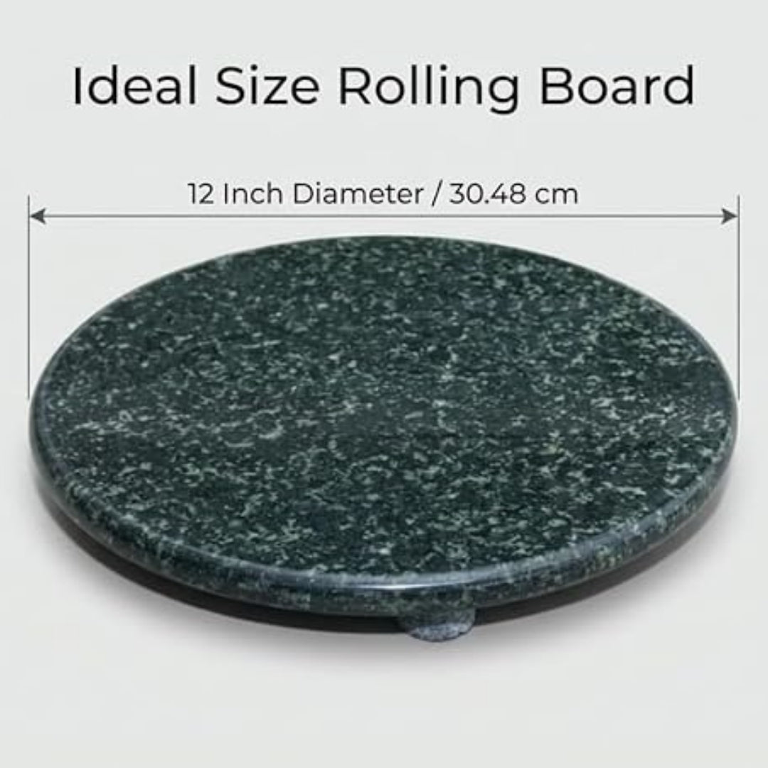 Granite Stone Roti Rolling Board – 12 Inch, Red