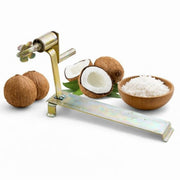 Iron Coconut Scraper Manual – Traditional Thengai Thuruvi, 14 Inch