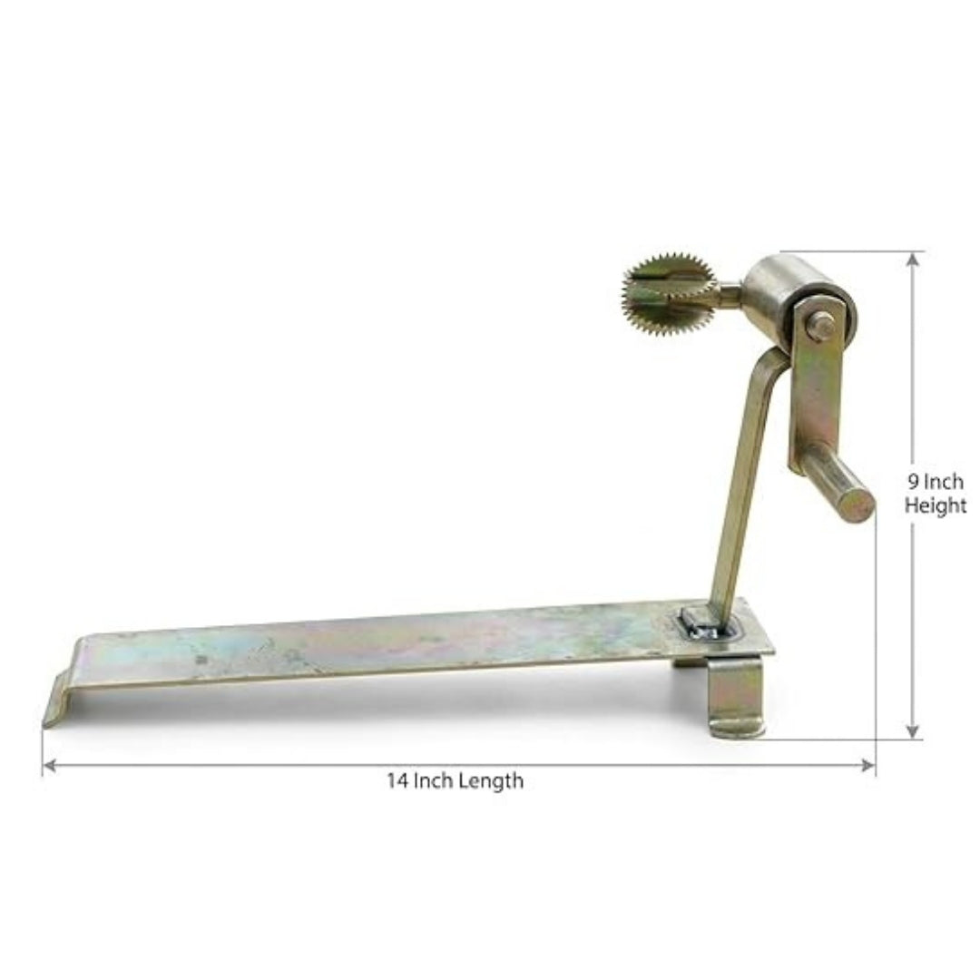 Iron Coconut Scraper Manual – Traditional Thengai Thuruvi, 14 Inch