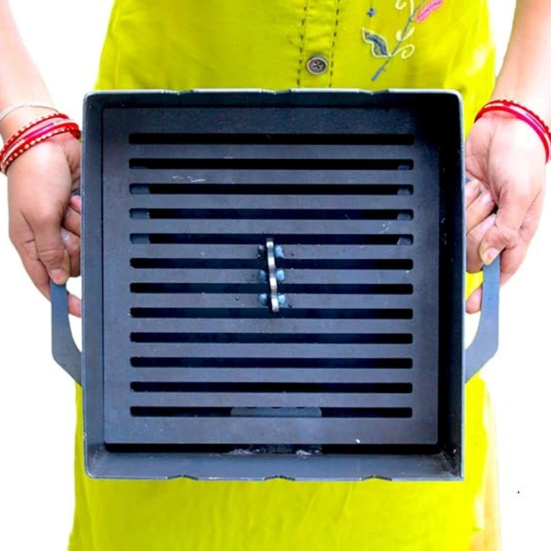 Barbeque Grill Stand for Gas Stove | Gas Tandoor | Charcoal BBQ Oven