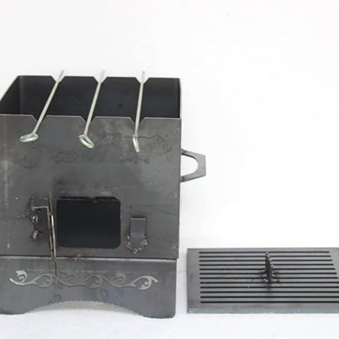 Barbeque Grill Stand for Gas Stove | Gas Tandoor | Charcoal BBQ Oven