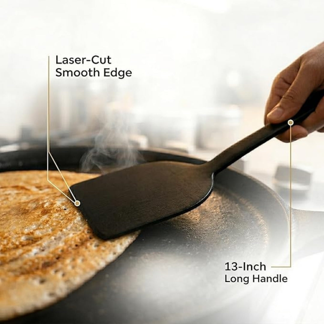 Pure Iron Dosa Turner & Roti Spatula – 13 Inch (Pack of 2)