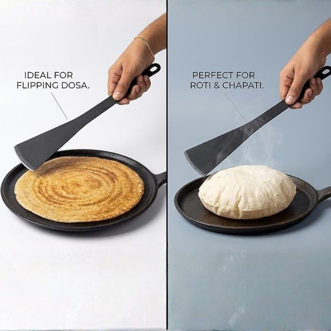 Pure Iron Dosa Turner & Roti Spatula – 13 Inch (Pack of 2)