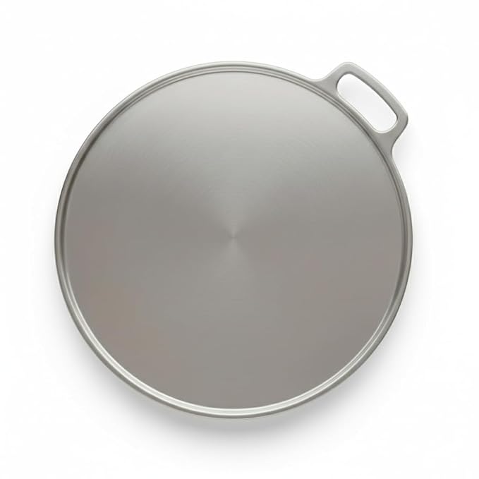Pre-Seasoned Indolium Dosa Tawa – 12 Inch, 10mm flat with 5mm Raised Border