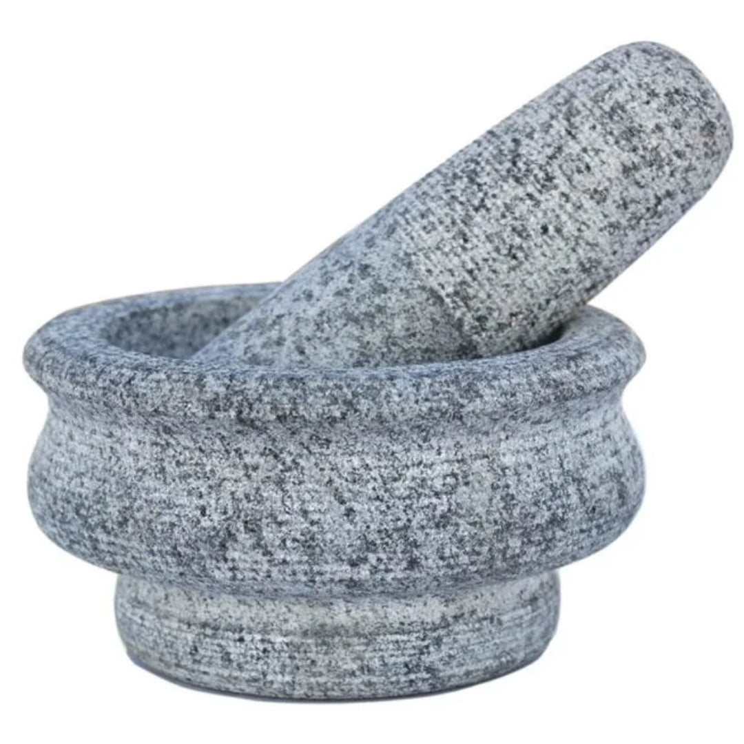 Stone Mortar and Pestle Set – 5 Inch