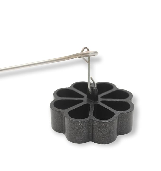 Stainless Steel Achumurukku / Achappam Mould with Cool Handle – Pack of 3