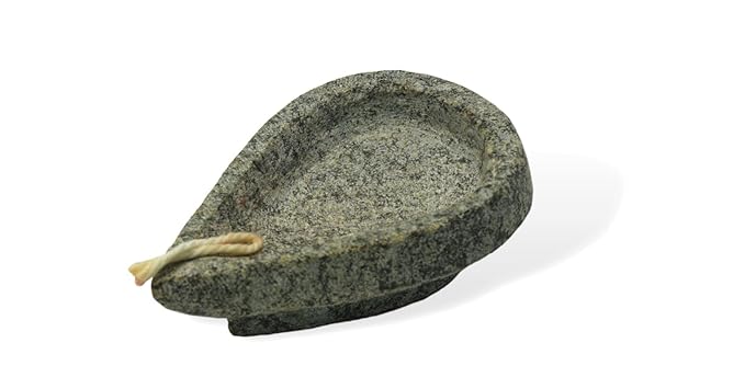 Granite Diya Lamp Round – Grey, Pack of 2