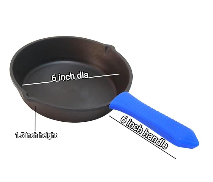Cast Iron Skillet Pan – Blue