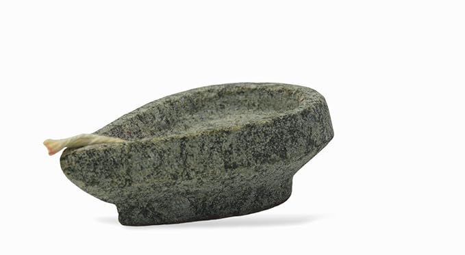 Granite Diya Lamp Round – Grey, Pack of 2