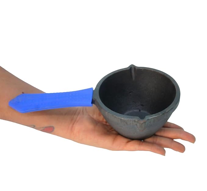 Iron Tadka Pan with Handle (4.5 Inch)