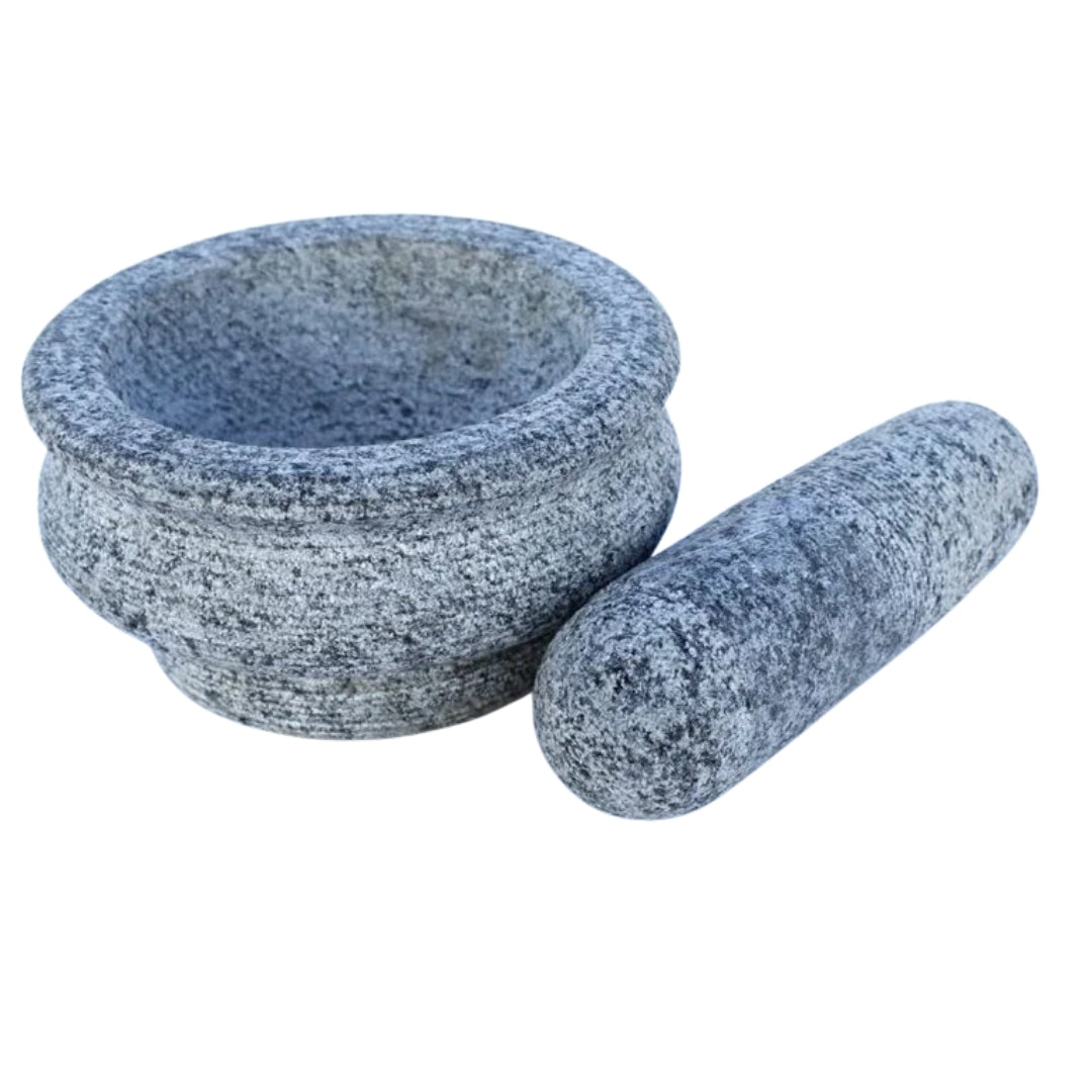 Stone Mortar and Pestle Set – 5 Inch