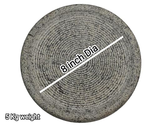 Manjal Grinding Stone Round (8 Inch)