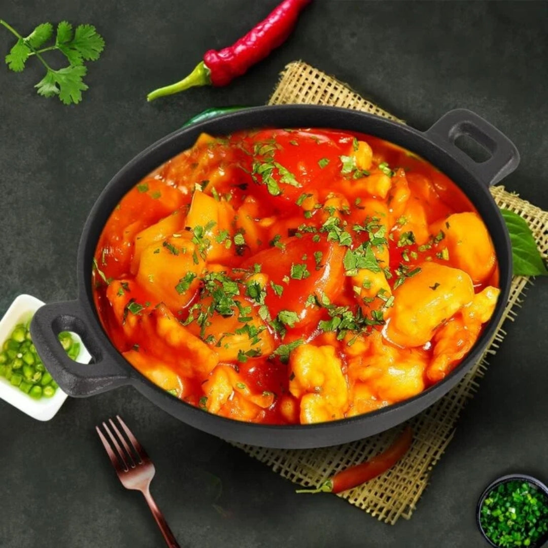 Crownstone Premium Cast Iron Kadai