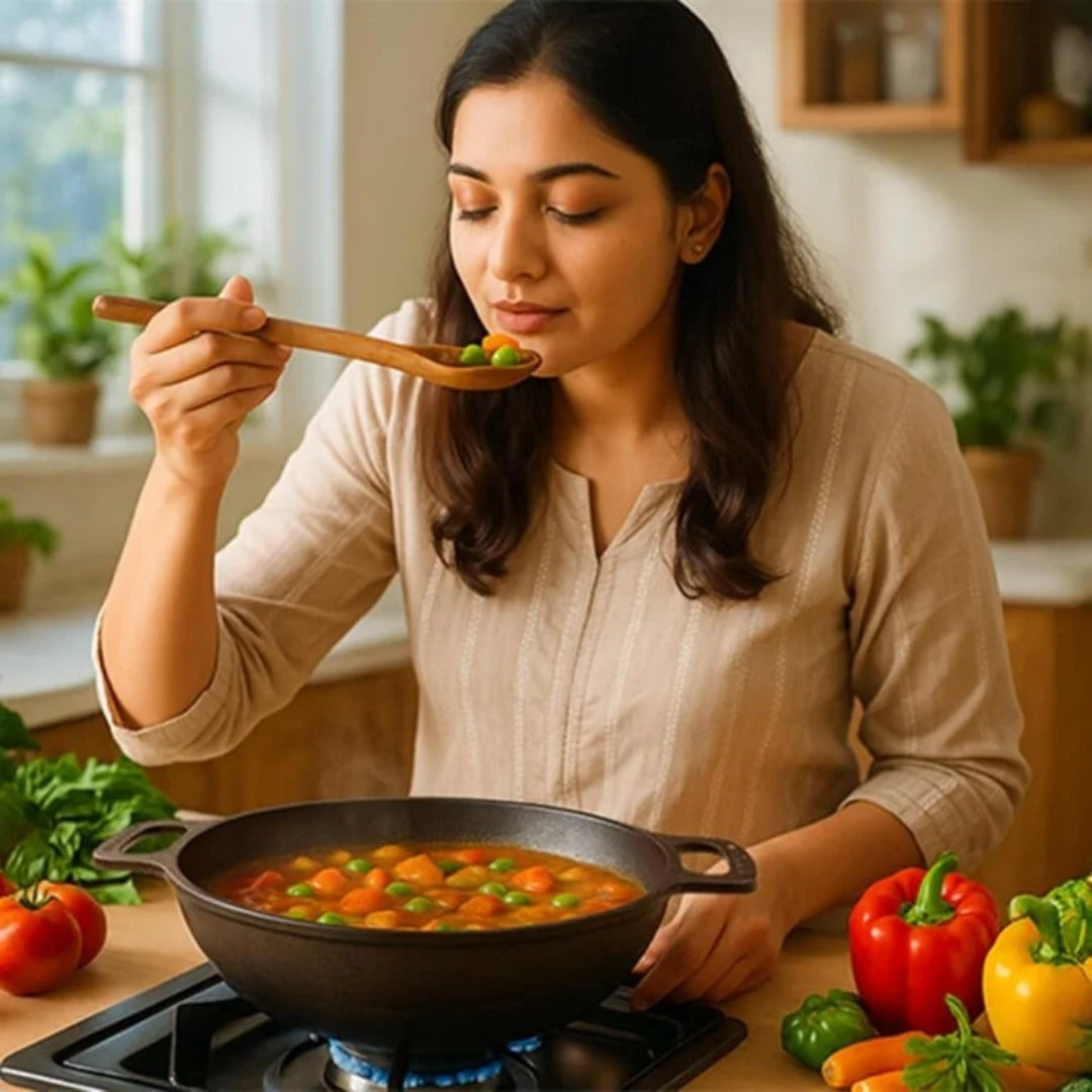 Crownstone Premium Cast Iron Kadai