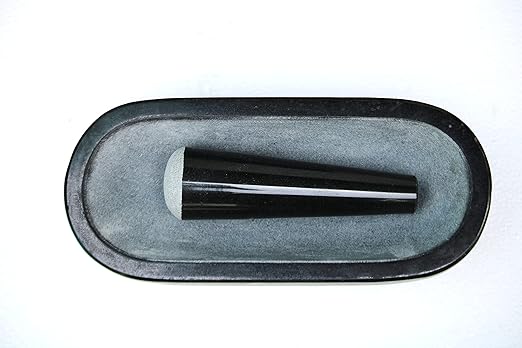 Granite Mortar & Pestle Rectangular (12x6 Inch)