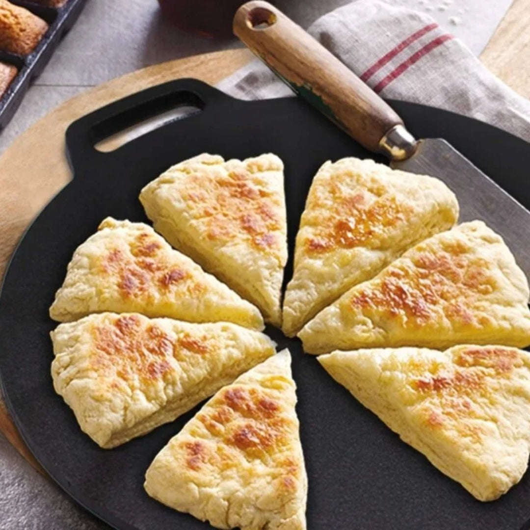 Cast Iron Dosa Tawa – 12 Inch Pre-Seasoned, Induction Friendly