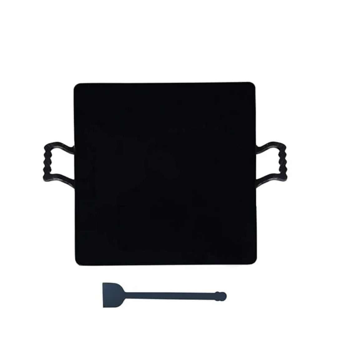 Square Pure Iron Dosa Tawa – 30 × 30 cm