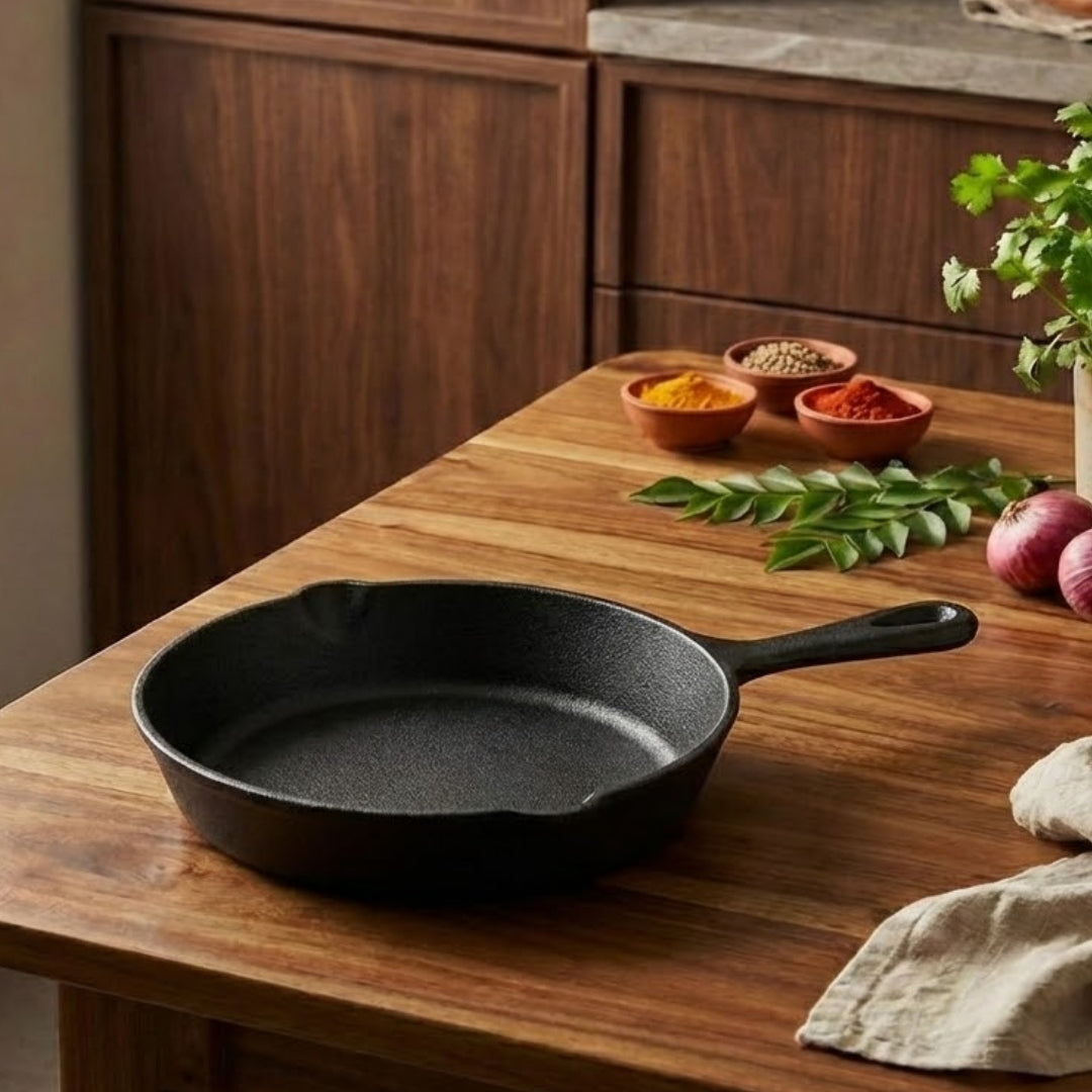 Cast Iron Mini Skillet Frying Pan – 6 Inch