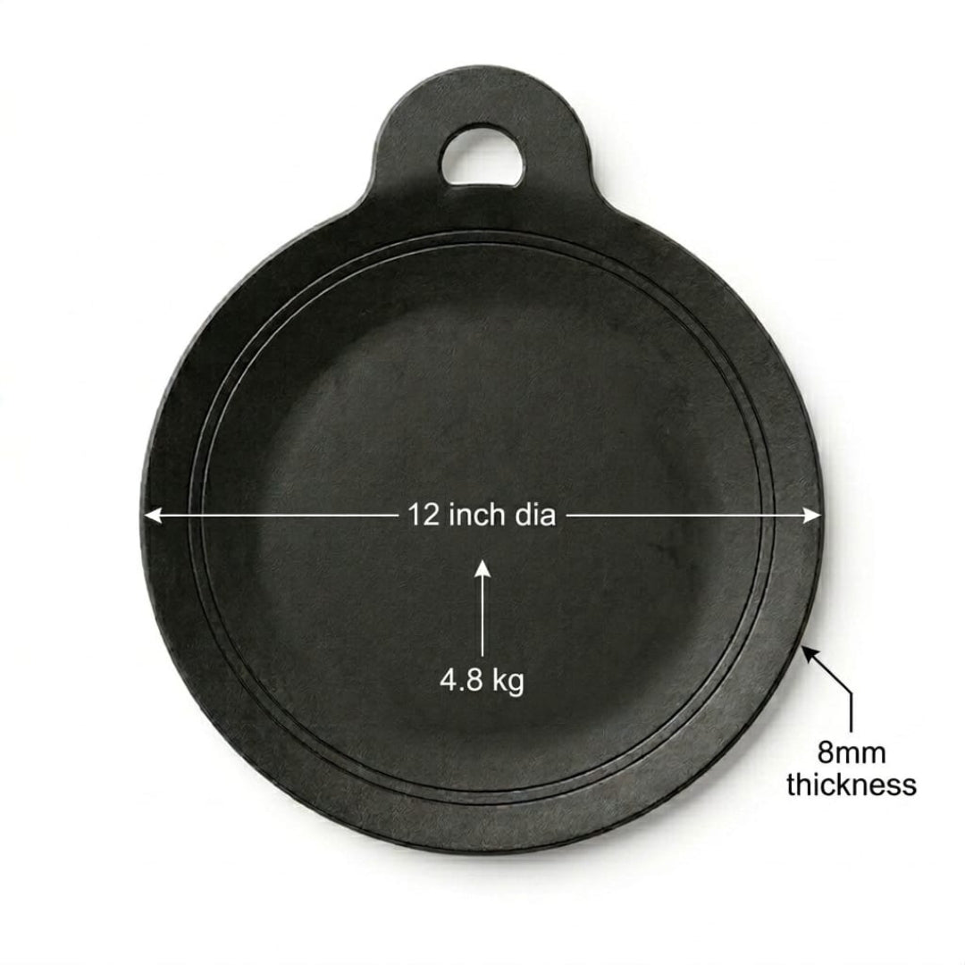 Nakshathra Traditional Iron Dosa Tawa – Large, 8mm Thick