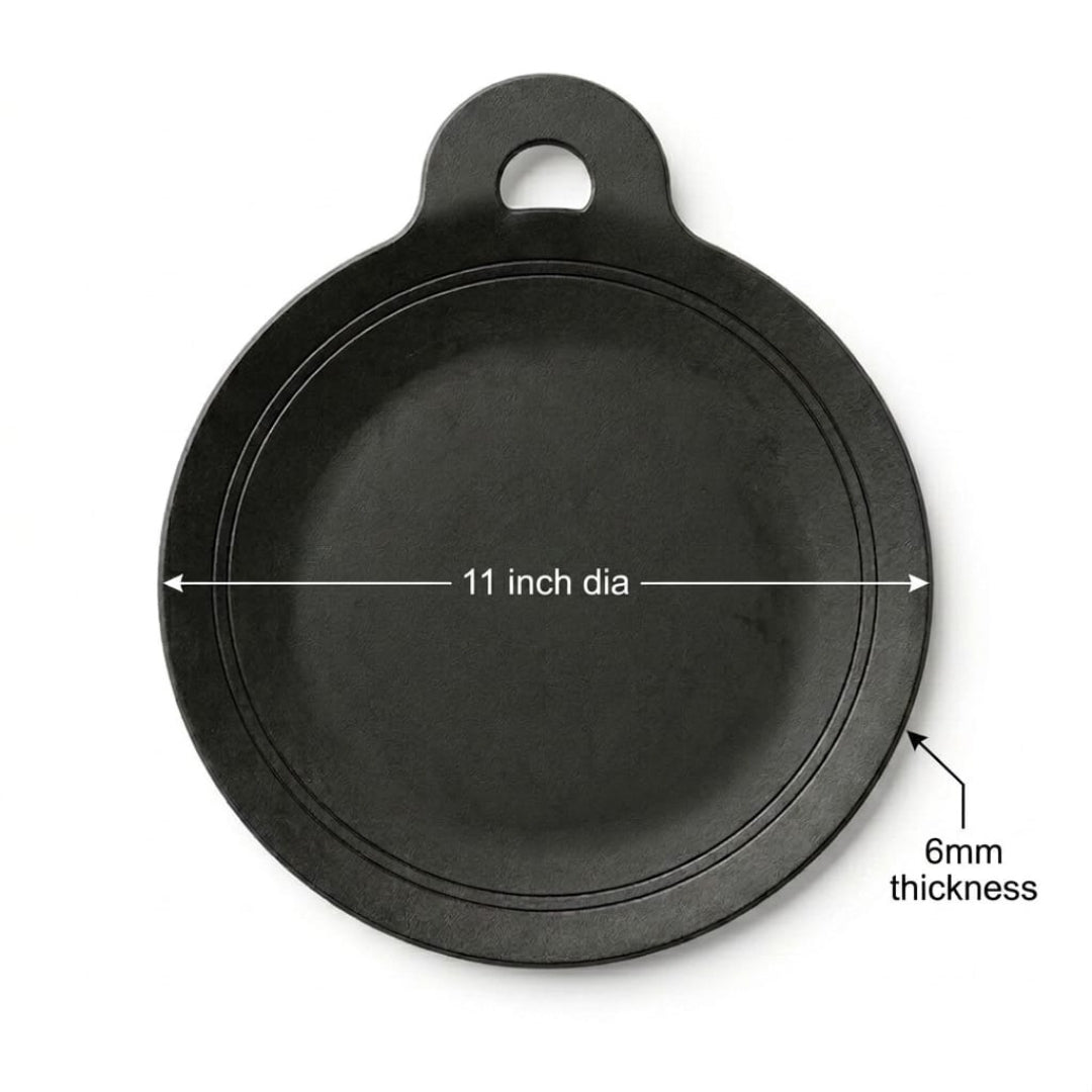Nakshathra Traditional Iron Dosa Tawa – Large, 8mm Thick