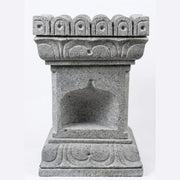 13" Inch Black stone Tulsi pot