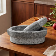 Stone Mortar and Pestle Set – 6 Inch