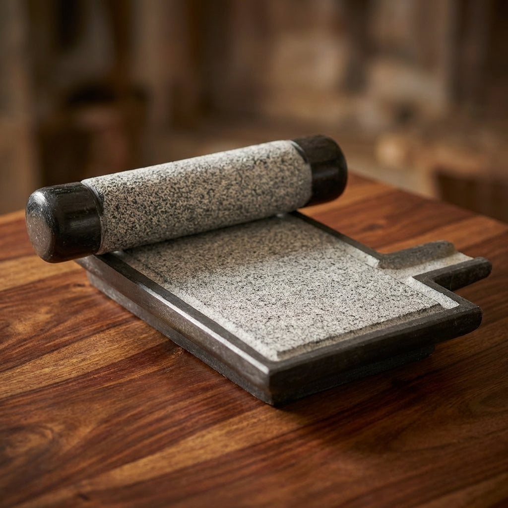 Ammi Kallu – Traditional South Indian Grinding Stone