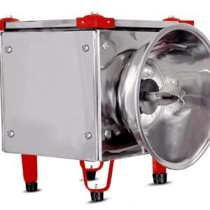 Handcrafted Movable Coconut Scraper | Grater | Chopper | Peeler | Thengathuruvi |Stainless Steel Blade Chirava for Kitchen -Perfect for Every House (Yellow) 500g (Electric Type)