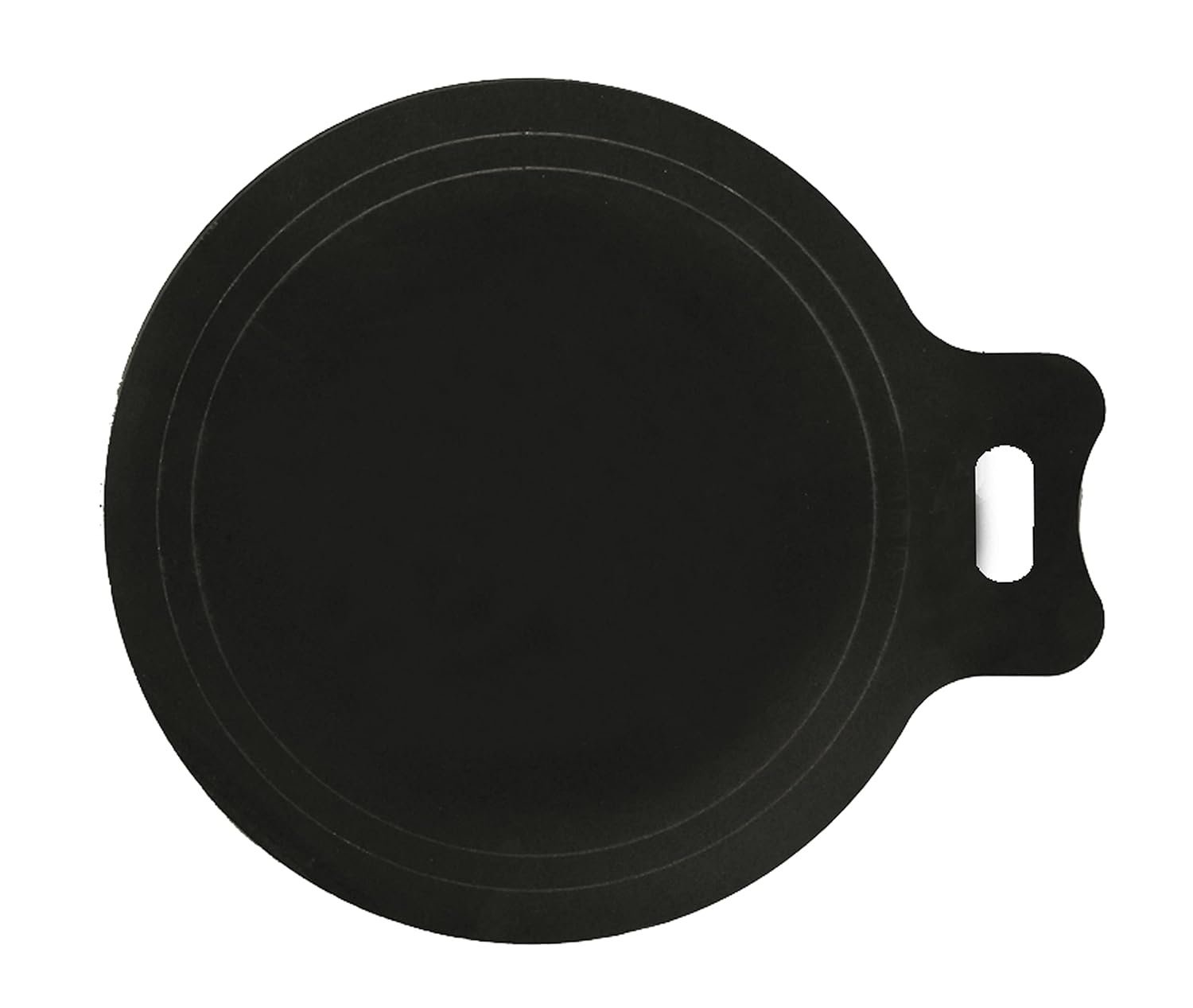 Naksha Iron Tawa, Dosa Tawa, Dosa Pan, Dosa Kallu, 14 Inches, Black, 1 Piece